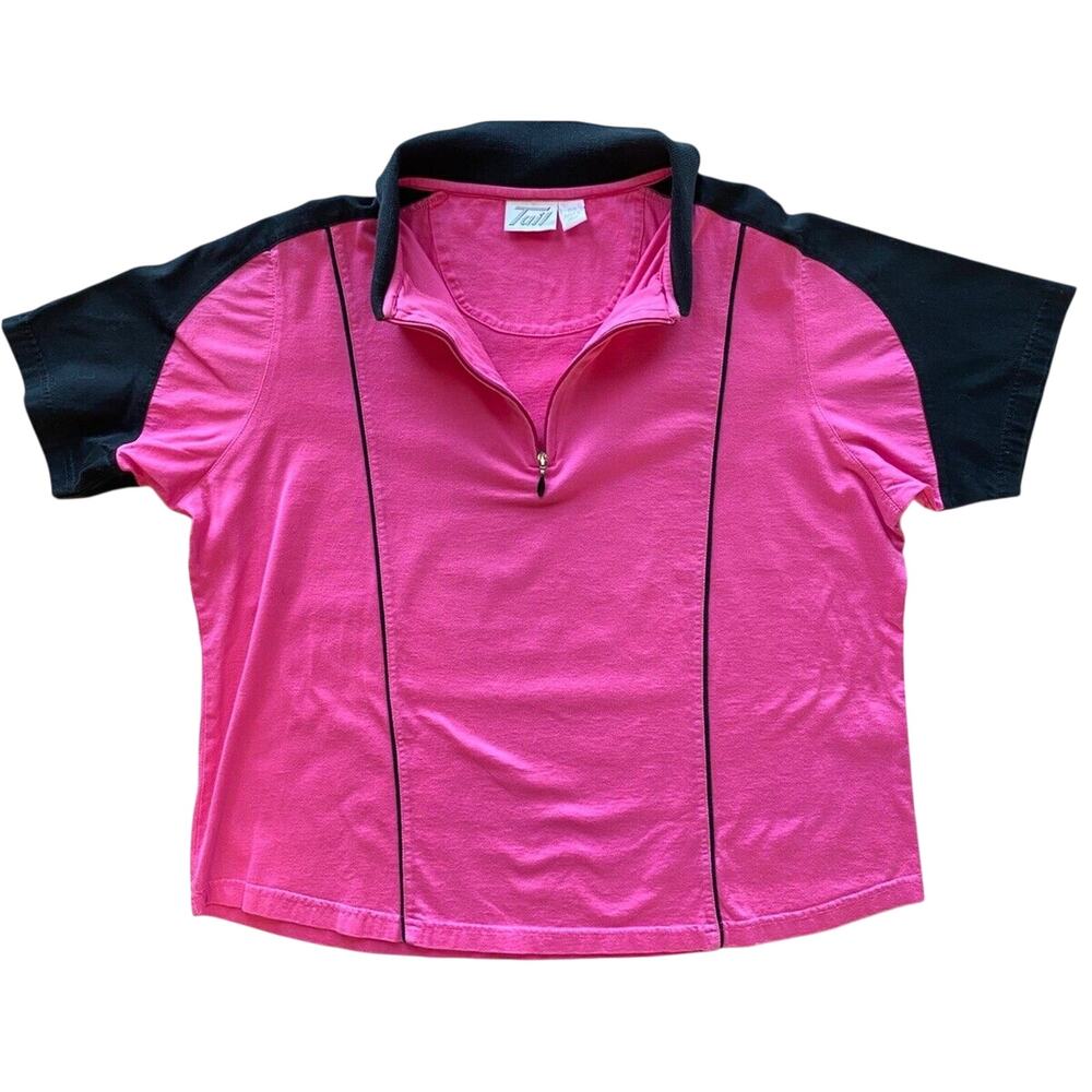 Tail Golf Polo Womens Medium Pickleball Golf Tennis Prep Short Sleeve Shirt